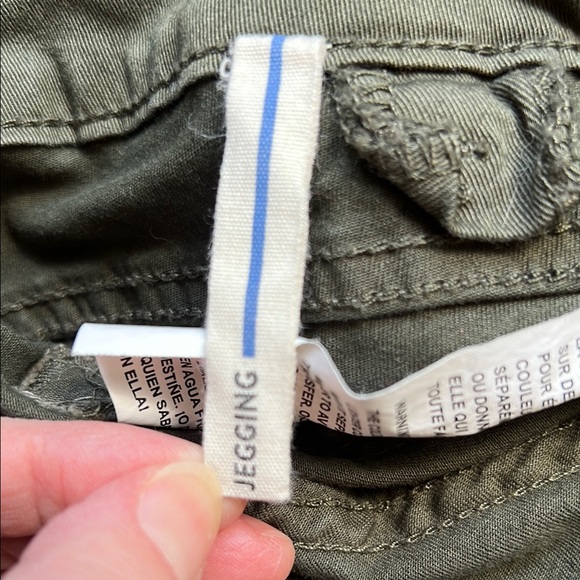 Garage Olive Khaki Green Jegging Jeans Size 00 - Picture 5 of 11
